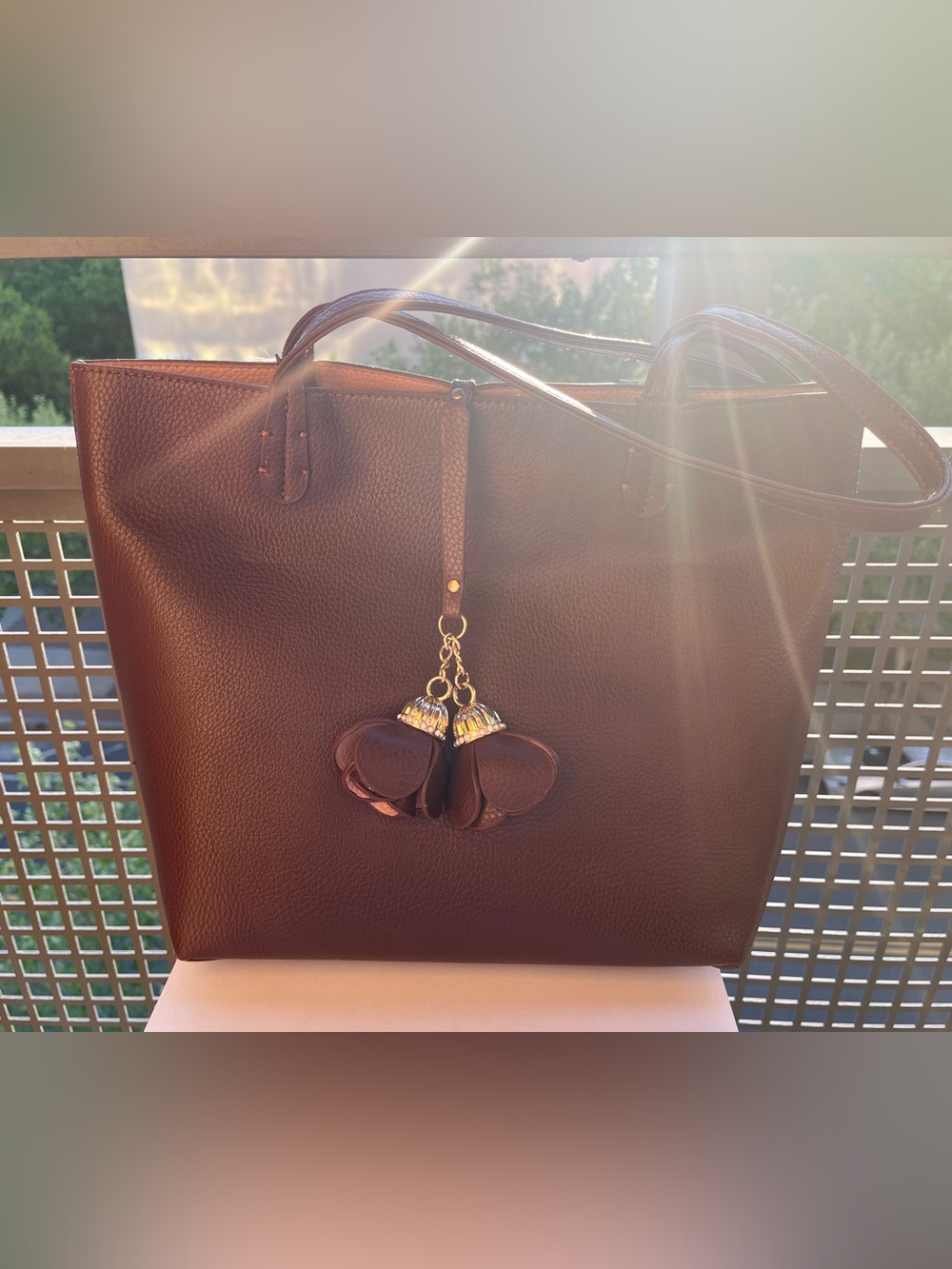 Charming Charlie Reversible Bag in Bag Tote NWOT